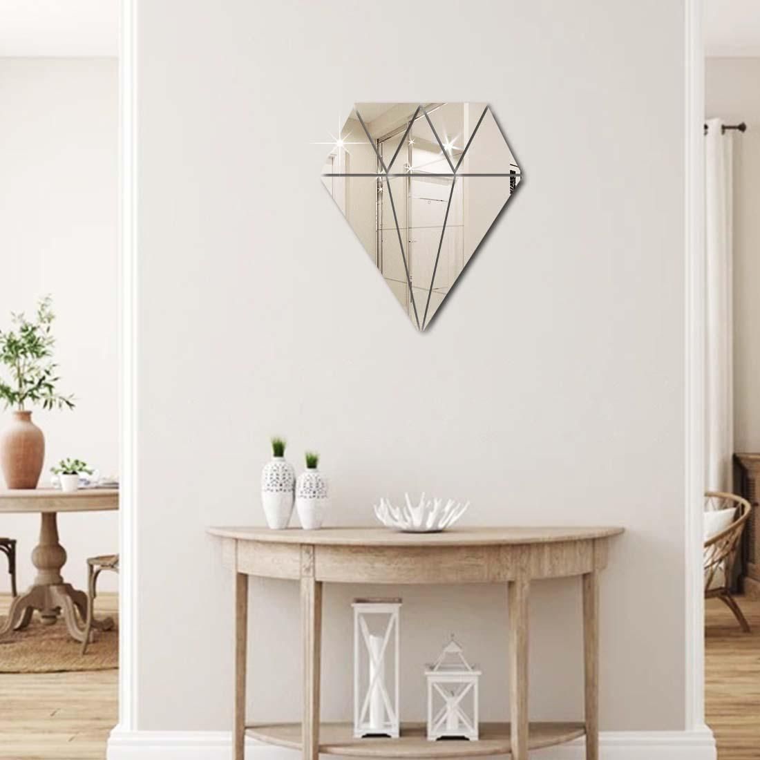 Diamond 3D Mirror Wall Stickers