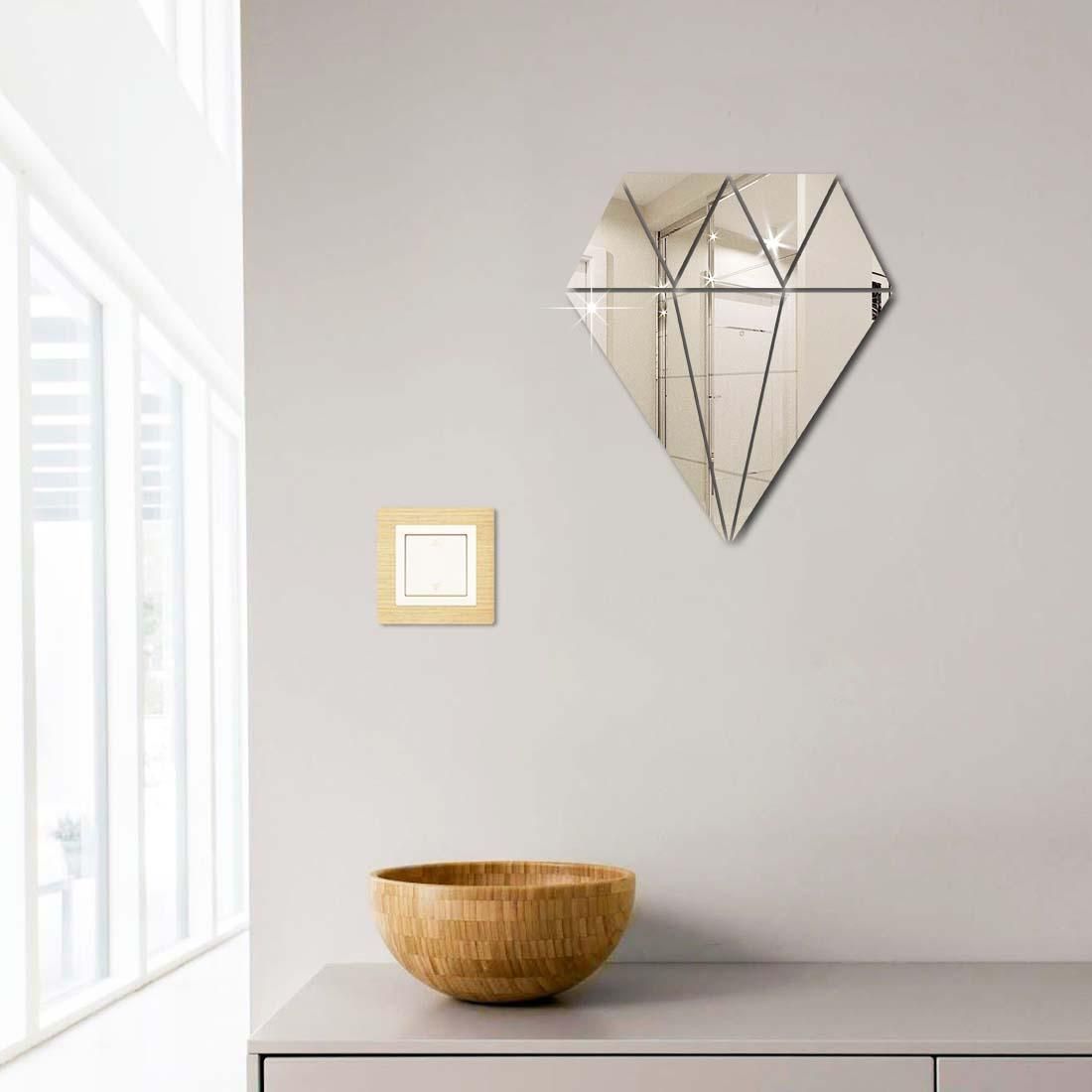 Diamond 3D Mirror Wall Stickers